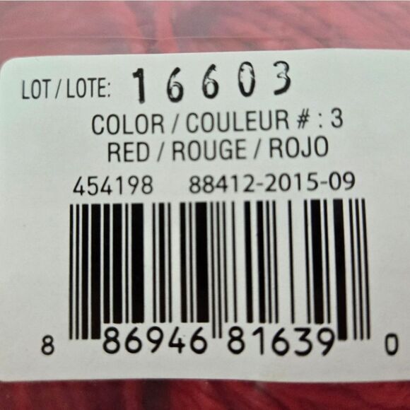 NIP LOOPS & THREADS VALUE PACK KNITTING YARD RED TOTAL 2120 YDS - Picture 6 of 8